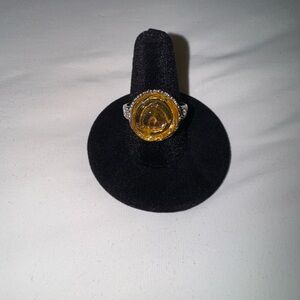 Beautiful Rose Amber Crystal 💍💜💛